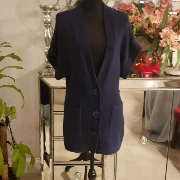 Trina turk cotton cardigan size L - Picture 1 of 9